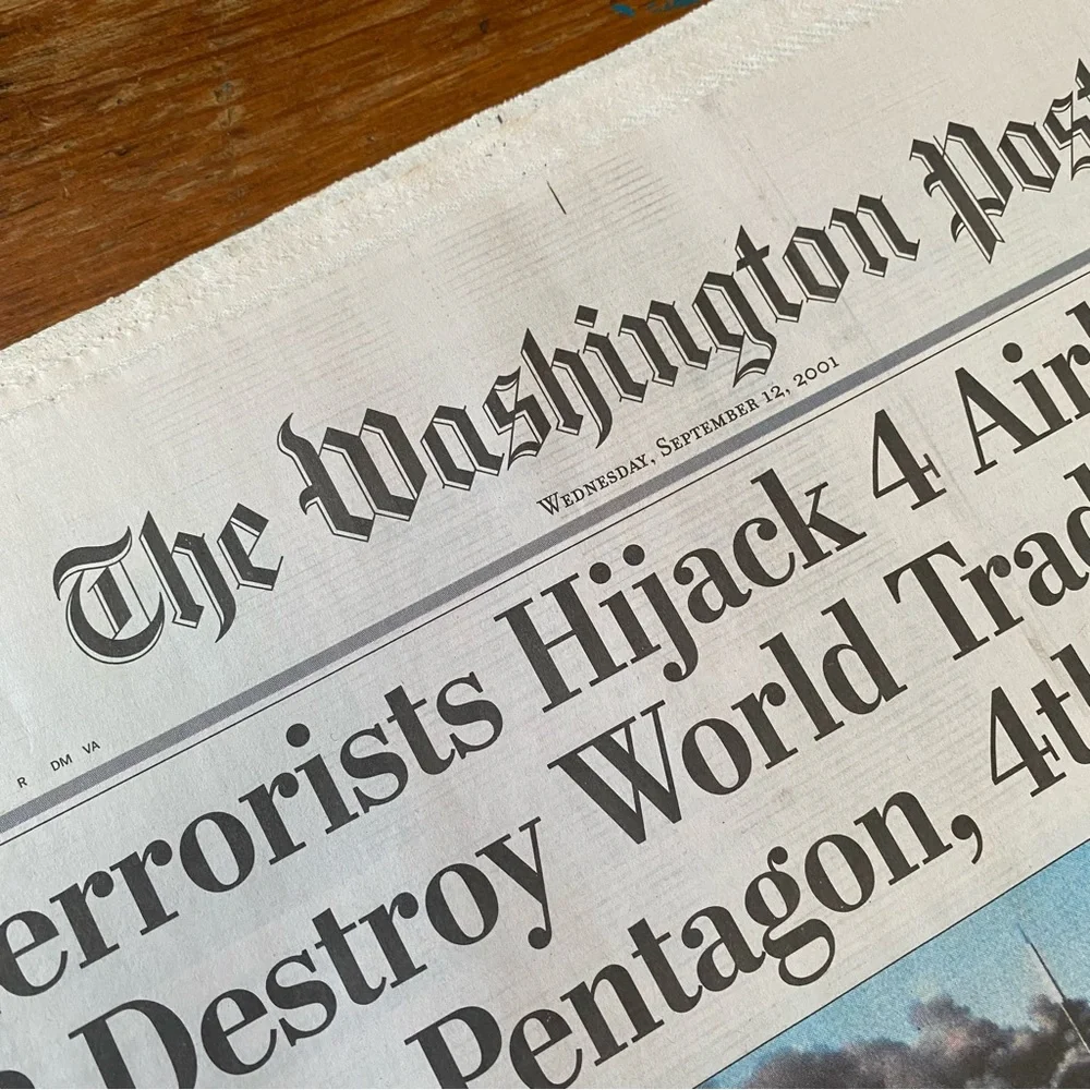 Original The Washington Post Newspapers Historic Moments In America Set of 4 - Picture 8 of 9